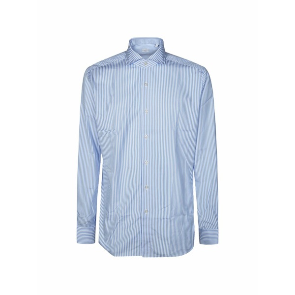 ザカス  メンズ プルオーバー トップス Striped shirt Blue