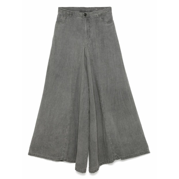 白いこと真砂 レディース 心地好いズボン下 ボトムス Jessica palazzo pants Grey