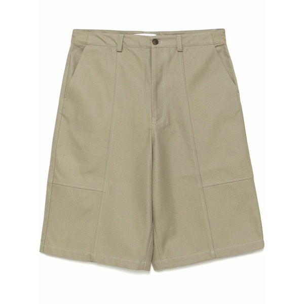 住みか 稲荷 メンズ 心地好いズボン下 ボトムス Embroidered logo short Green