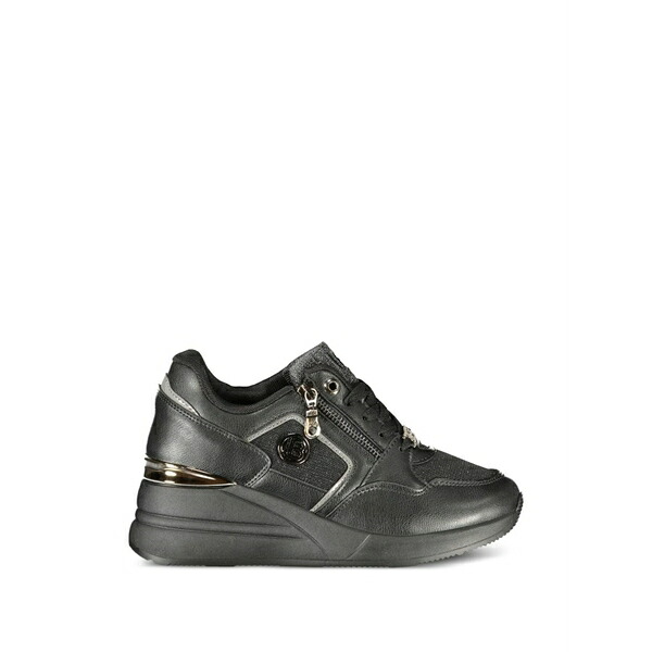 ラウラ ビアジョッティ レディース スニーカー シューズ Zipper-detail platform sneakers Black