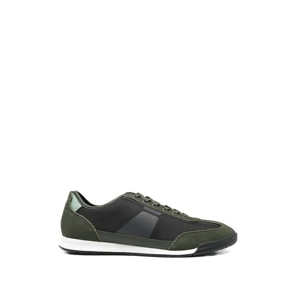 主任者 メンズ スニーカー シューズ Panelled sneakers Black
