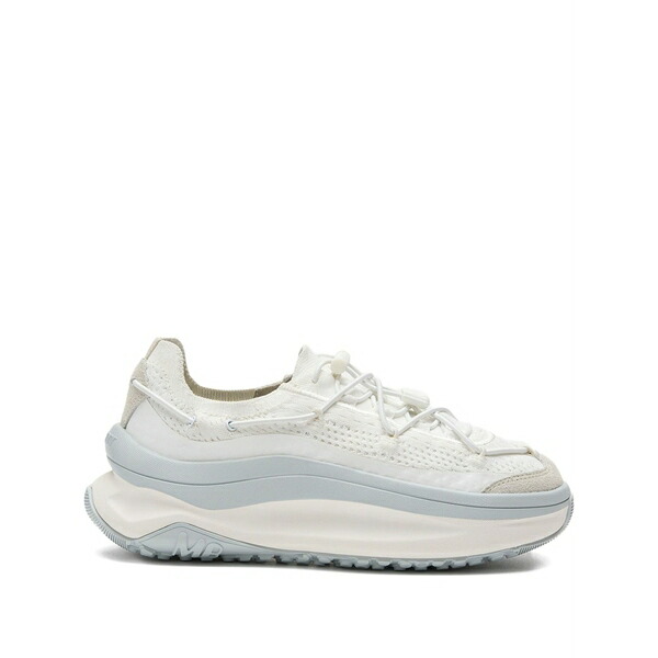 お月さまブーツ メンズ スニーカー シューズ Moon247 xlace lace-up sneakers White