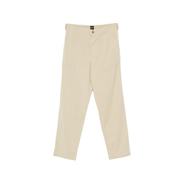 雇い主 メンズ 心地好いズボン下 ボトムス Kai pleated-detail trousers Neutrals