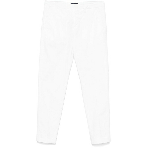 フェイ メンズ 心地好いズボン下 ボトムス Tapered trousers  White