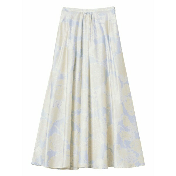 ツイン書き割り レディース スコート ボトムス Printed skirt Blue