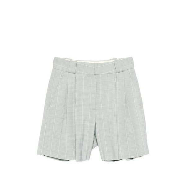 ブレイズ ミラノ レディース 心地好いズボン下 ボトムス After you fell pinstripe pleated shorts Blue