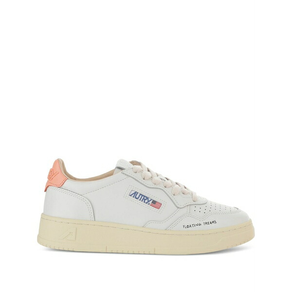 オートリー レディース スニーカー シューズ Medalist perforated leather sneakers White
