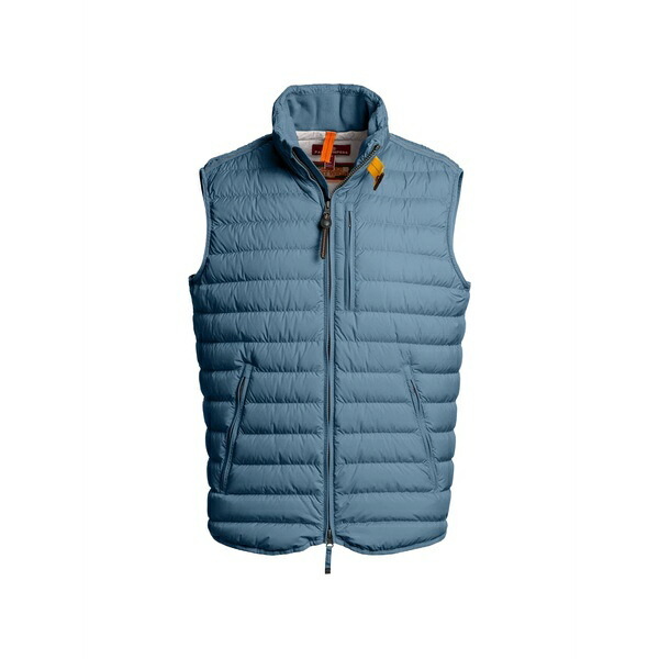 パラジャンパーズ メンズ ジャケット&ブルゾン アウター Quilted sleeveless gilet Blue|asty