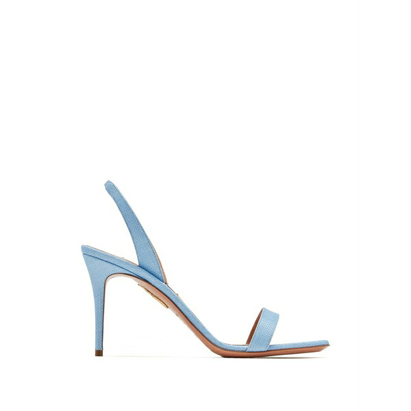 アクアズーラ レディース サンダル シューズ So nude slingback sandals Blue