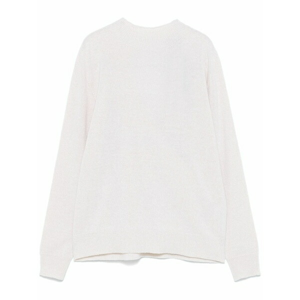 ツイン書き割り レディース 編み物\u0026プルオーバー アウター Lurex sweater Neutrals