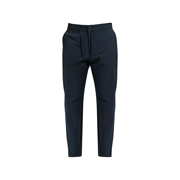 主任者 メンズ 心地よいズボン下 ボトムス Drawstring tapered-leg trousers Blue
