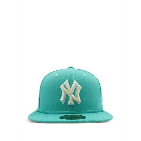 ニュー内鰓 メンズ 鳥打ち帽 付属物 59fifty new york yankees hat Green
