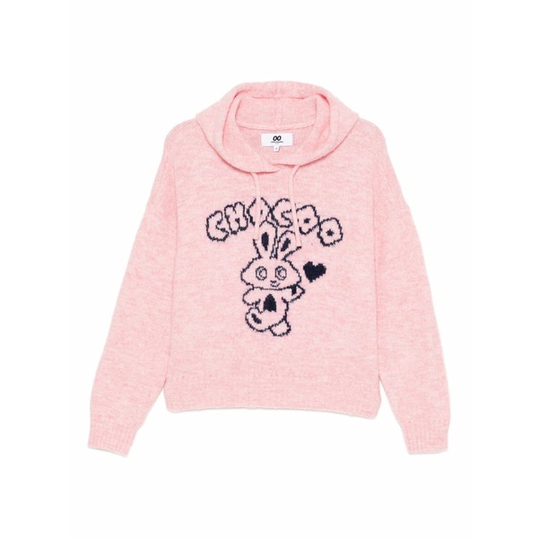 チョコレート レディース パーカー・スウェットシャツ アウター Graphic-print hoodie Pink｜asty