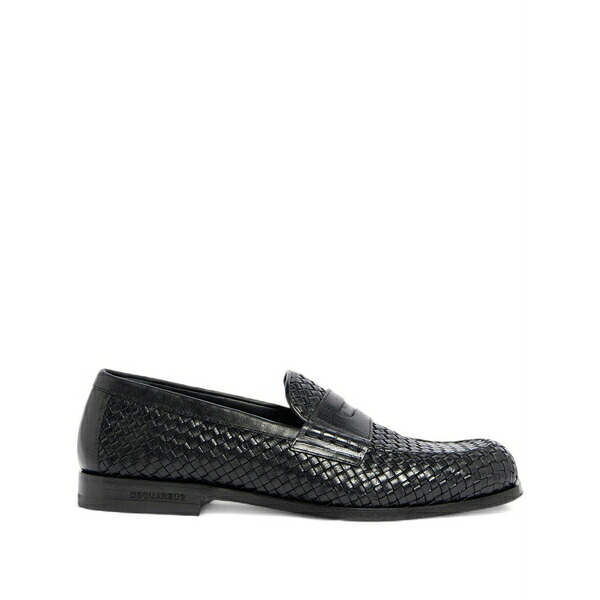 ディースクエアード メンズ スリッポン・ローファー シューズ Neoclassic loafers Black