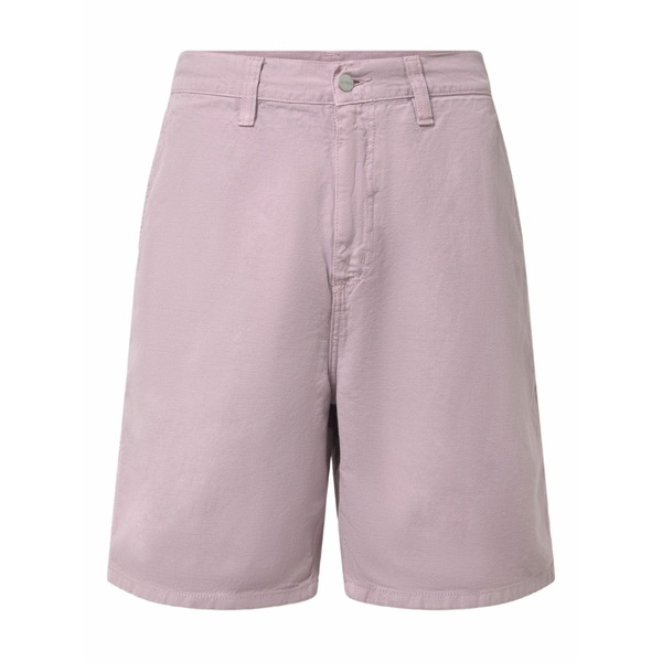鉄道車両ハート型 メンズ 心地よいズボン下 ボトムス Side-pockets garment-dyed shorts Pink