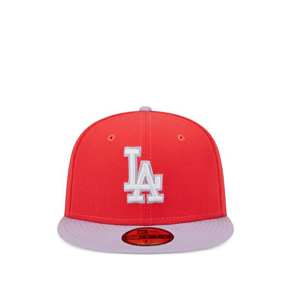 ニュー内鰓 メンズ 鳥打ち帽 付属物 X mlb 59fifty los angeles dodgers cap Red