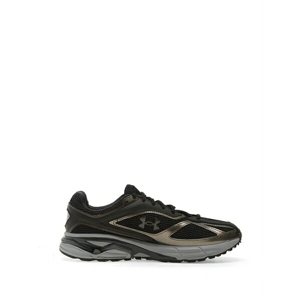 アンダーアーマー メンズ スニーカー シューズ Apparition panelled sneakers Black