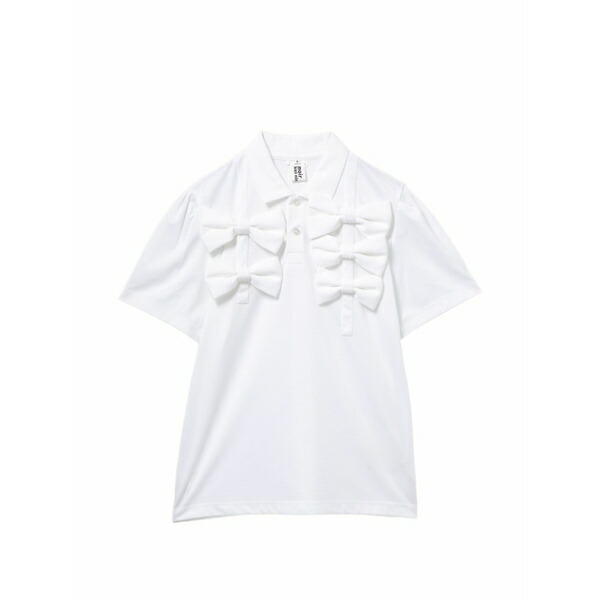 ノワール ケイ ニノミヤ レディース ティーシャツ トップス Bow shirt White