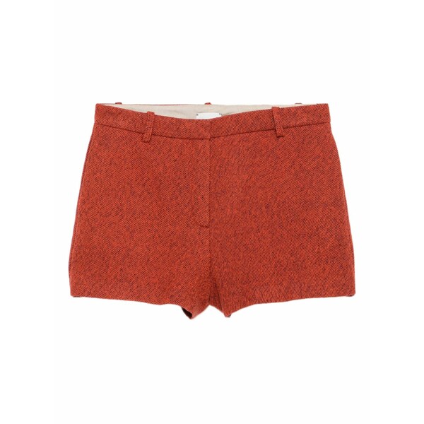 アリジ レディース 心地よいズボン下 ボトムス Twill tailored shorts Orange