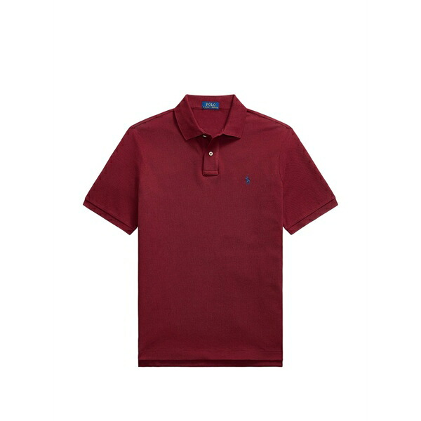 ラルフローレン メンズ スポーツシャツ トップス Logo-embroidered polo shirt Red