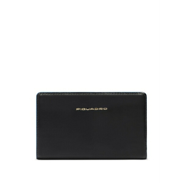 ピークアドロ  レディース 紙入れ 付属品 Bi-fold wallet Black