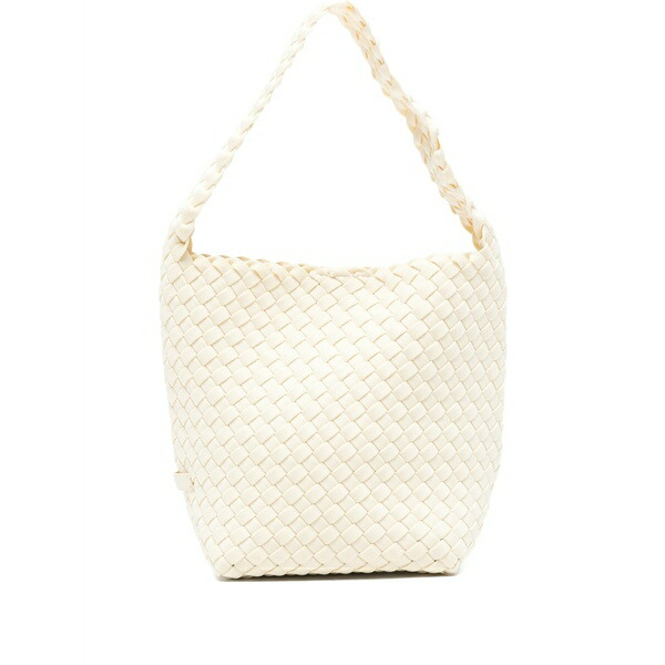 ナゲディ レディース トートバッグ 御徒面子 Small nomad hobo woven tote bag Neutrals