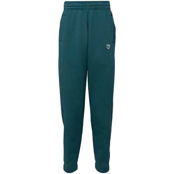メゾン キツネ メンズ カジュアルパンツ ボトムス Bold fox head patch comfort jog pants Blue｜asty