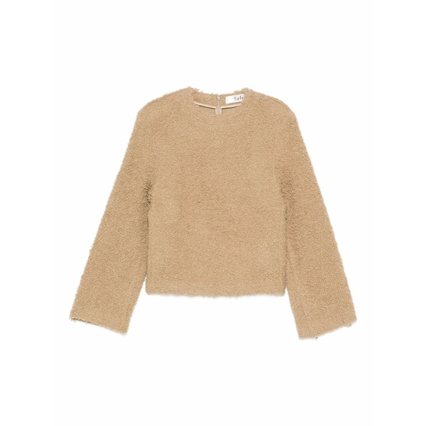 空想科学小説アール レディース 編み物\u0026スウェーター アウター Virgin wool-blend jumper Neutrals