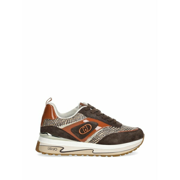 リュージョー レディース スニーカー シューズ Logo-detail sneakers Brown