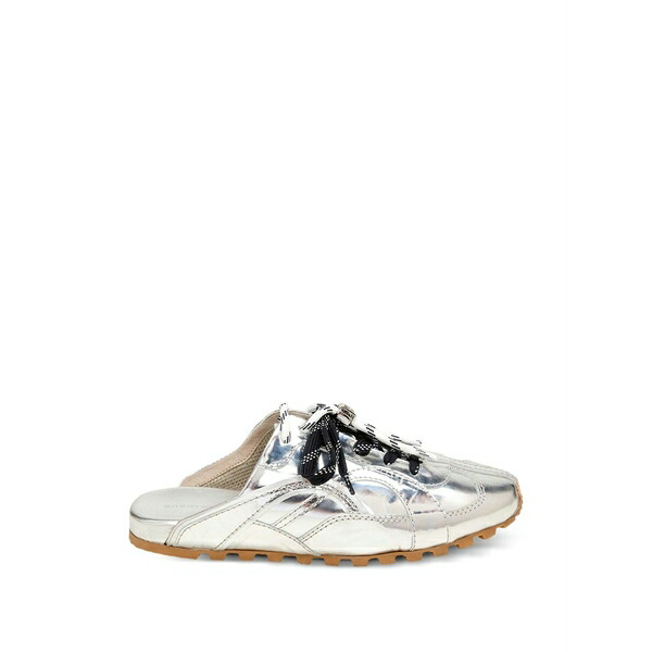 ドロシーシューマッハ レディース スニーカー シューズ Metallic-finish mule sneakers Silver