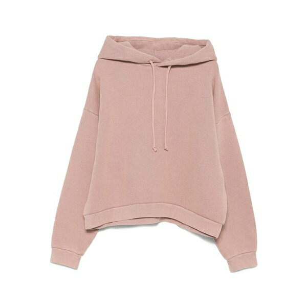 アクネ ストゥディオズ メンズ パーカー・スウェットシャツ アウター Drop-shoulder hoodie Pink