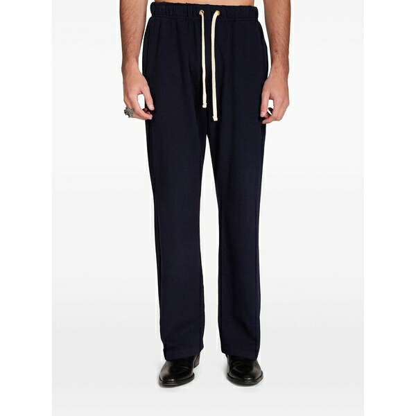 レスティエン メンズ 心地好いズボン下 ボトムス Piqu￡ trousers Blue