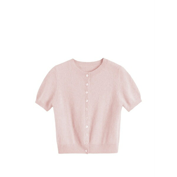 チンティアンドパーカー レディース ジレー アウター Short-sleeve cardigan Pink