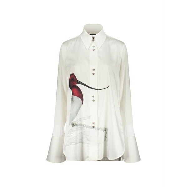 エラリー レディース プルオーバー トップス Bird-print shirt Neutrals