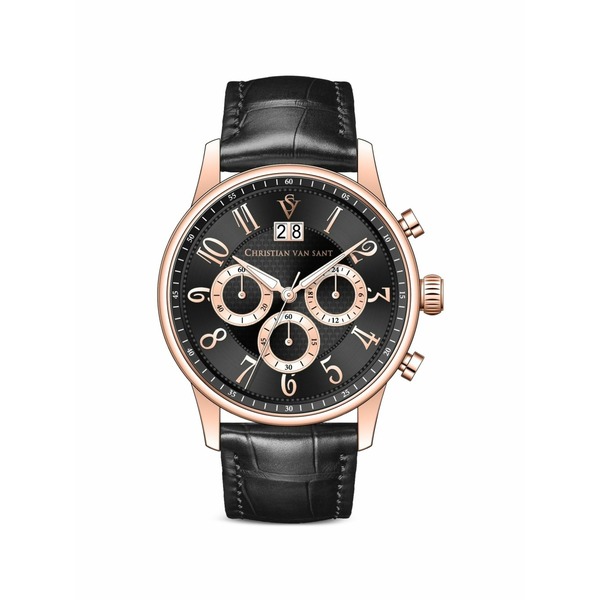 クリスチャンバンサント メンズ ウオッチ 付属品 Heritage 42粍 watch Black