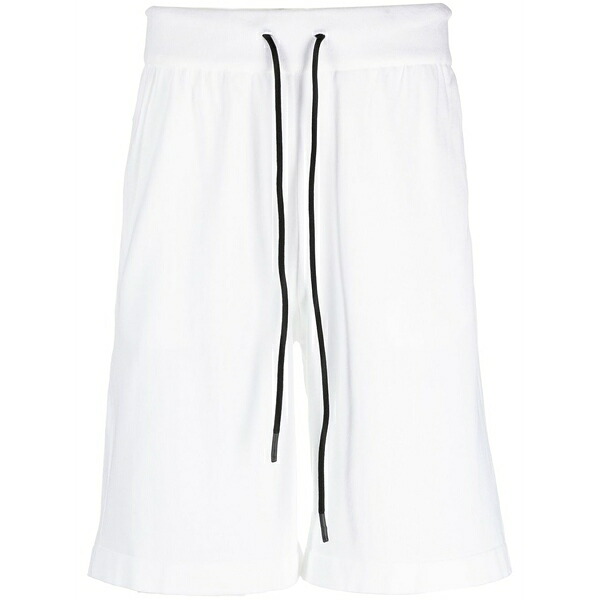 アイスバーグ メンズ カジュアルパンツ ボトムス Logo-print cotton track shorts White|asty