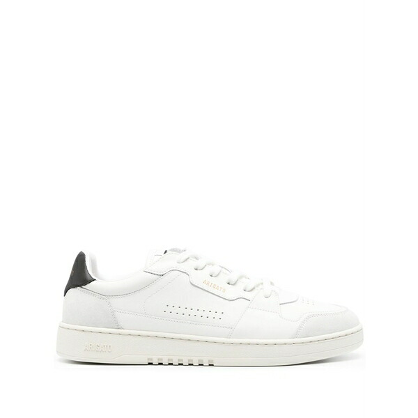 アクセルアリガト メンズ スニーカー シューズ Dice lo leather sneakers White