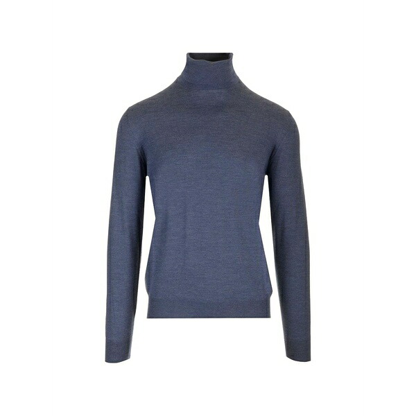 マウロ オッタヴィアーニ メンズ 編み物\u0026ティーシャツ アウター Turtleneck sweater Blue