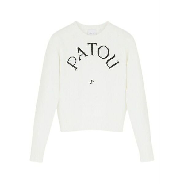 ジャンパトゥ レディース 編み物\u0026スウェーター アウター Logo-embroidered wool sweater White