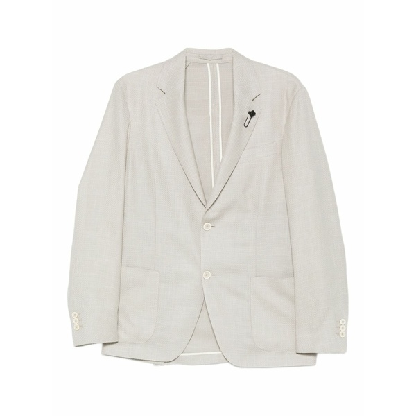 ラルディーニ メンズ 上衣＆上衣 アウター Patch pocket two button jacket Neutrals