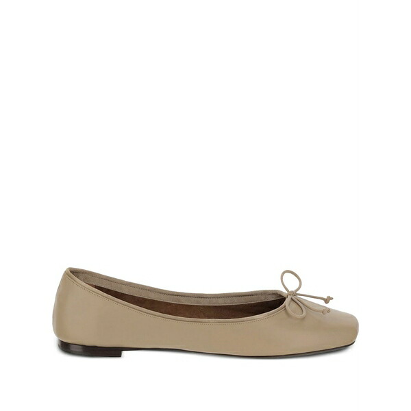 紙凧 レディース サンダル シューズ Bow-detail ballet flats Neutrals