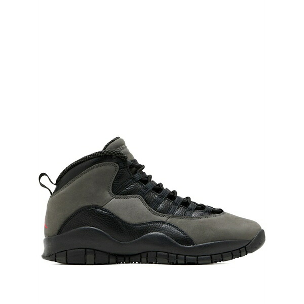 ジョーダン メンズ スニーカー シューズ Air jordan 10 high-top sneakers Black