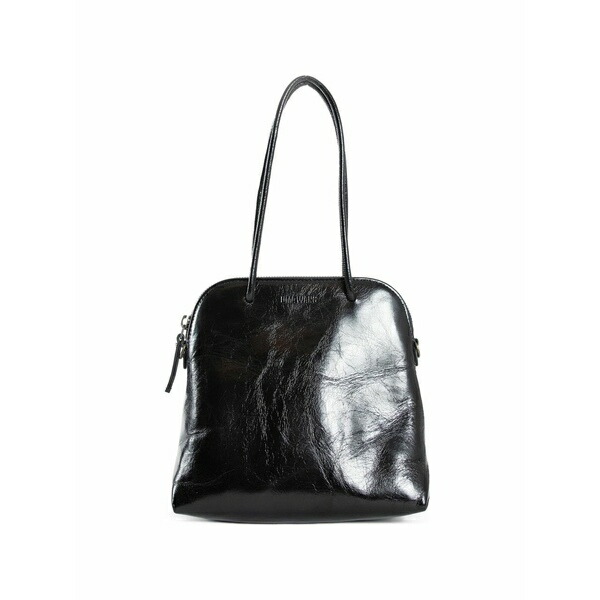 ユマ・一 メンズ ショルダーバッグ 御徒面子 Small soft shoulder bag Black