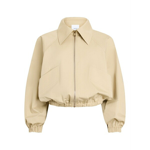 ジャンパトゥ レディース 上衣＆上衣 アウター Zipped collared bomber jacket Neutrals