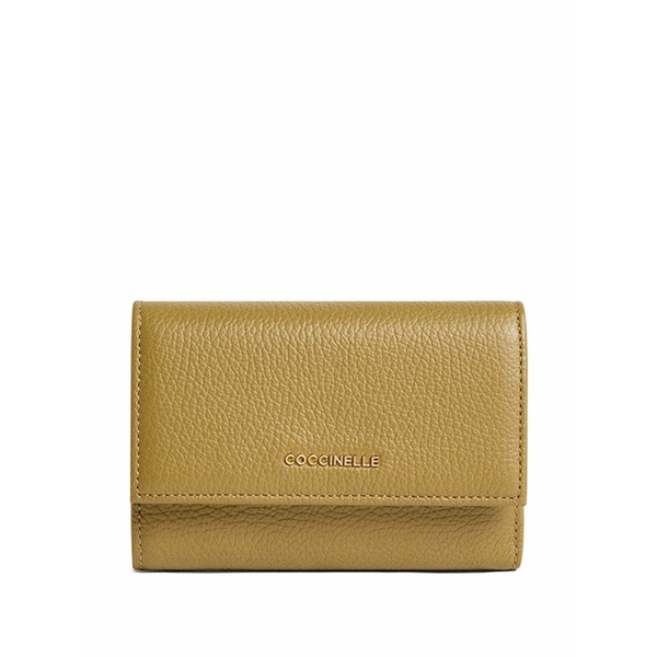 コチネレ レディース 紙入れ 付属品 Press-stud-fastening wallet Green