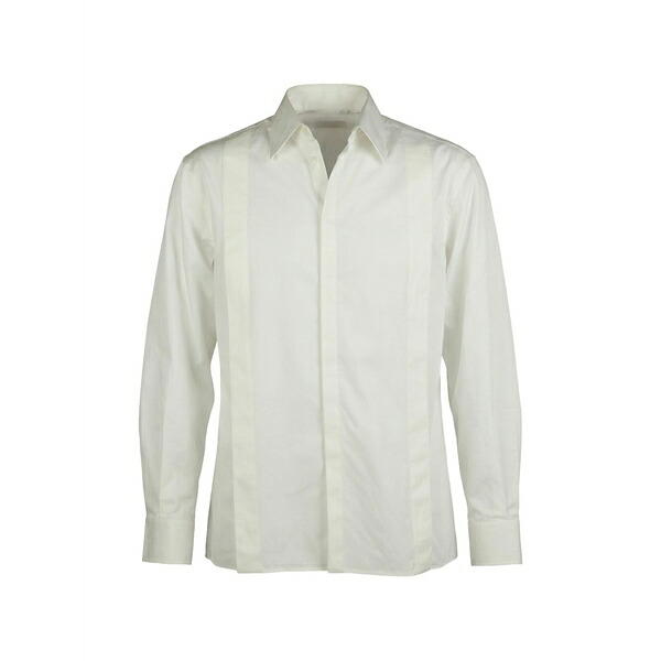 ヴァレンティノ ガラヴァーニ メンズ プルオーバー トップス Long-sleeved tuxedo shirt White