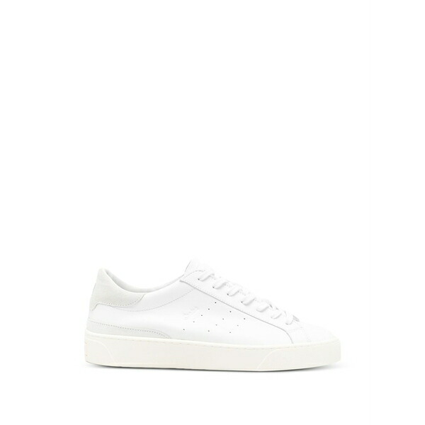 デイト メンズ スニーカー シューズ Perforated sneakers White