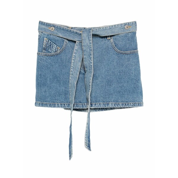 ジ アティコ レディース スコート ボトムス Belted mini skirt Blue