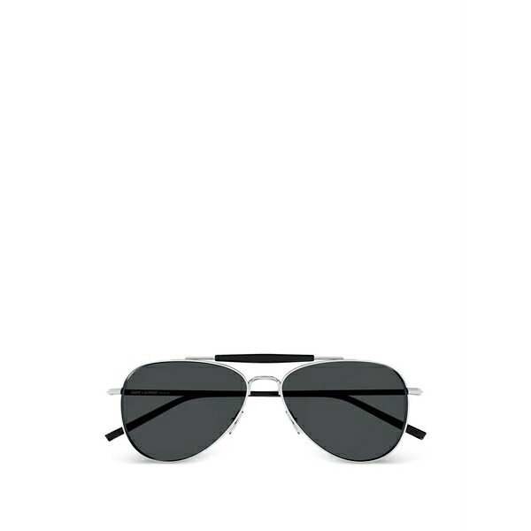 サンローラン アイウェア メンズ サングラス・アイウェア 佩び物 Pilot-frame sunglasses Silver