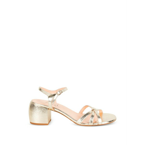エージーエル レディース サンダル シューズ Buckled heeled sandals Gold